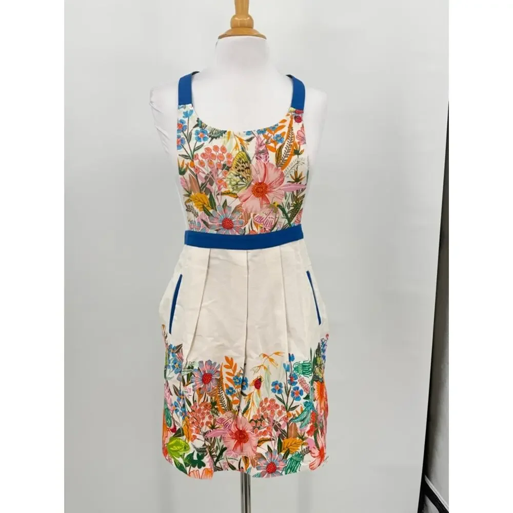 Anthropologie Gardenia Apron Twill Kitchen Baking Cooking Housewarming NEW